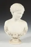 Jerome Stanley Conner, Young Maiden, Marble sculpture - Height: 21 3/4" in