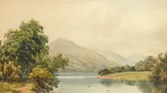 Harry Fenn, Upper Hudson Valley, Watercolor