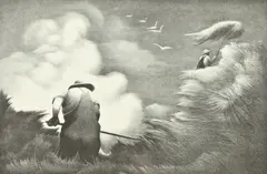 Bernard Joseph Steffen, Haying, lithograph, ca. 1940