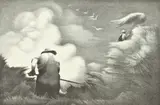 Bernard Joseph Steffen, Haying, lithograph, ca. 1940