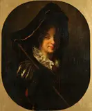 Portrait of Elegant Lady in Black by Continental School, PORTRAIT OF ELEGANT LADY IN BLACK, oil on canvas, offered Nov 2015