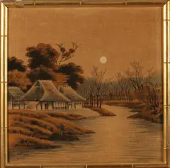 Landscape by Anonymous, Two ink and color on silk, offered Dec 2015