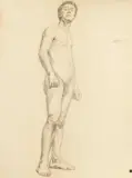 Rudolph C. Mueller, Standing Male Nude
