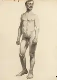 Rudolph C. Mueller, Standing Male Nude
