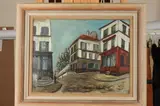 Maurice Utrillo, Montmartre, MONTMARTRE, oil on board