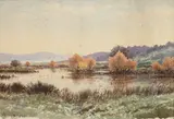 Antoine Gadan, Bone (Annaba) Landscape, Watercolor