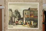 Jean Fabert, Les Halles, Oil on canvas