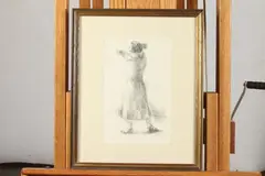 Alexander Brook, Female Figure, Lithograph