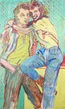 Richard Seehausen, Counter Conversation, Oil on canvas