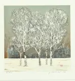 Joichi Hoshi, Clump of Trees in Winter