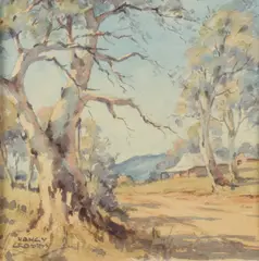Nancy Crosby, Fyansford, Watercolor