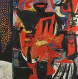 Sam Scott, Abstract, ABSTRACT, oil on canvas