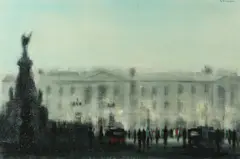 Bill Stilson, Buckingham Palace, Oil on canvas