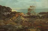 John MacWhirter, The Fifeshire Coast, Oil on canvas