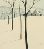 Patricia Buckley Moss, Marble Valley, Watercolor