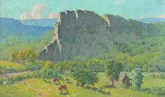 Garnet Jex, Eagle Rock, Oil on canvas
