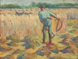 Emily Burling Waite, Harvest Time, HARVEST TIME, oil on board
