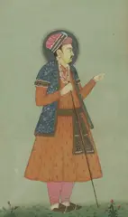 Anonymous, "Maharaja", Ink and color on paper
