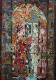 Ji Cheng, "Marriage", Ink, color and gold leaf on paper, signed and numbered 173/200