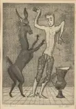 Bror Utter, Wild Beast, Etching and aquatint