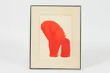 Claude Garache, FEMME A REPOSE, ( Female Nude), identified on label verso, Color lithograph