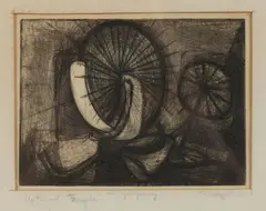Benjamin Wigfall, ABSTRACT: FOUR WORKS, each signed, Etching with engraving
