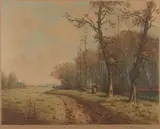 René Ligeron, Edge of the Wood, Color aquatint