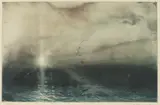 Kaiko Moti, Seascape, Etching and aquatint