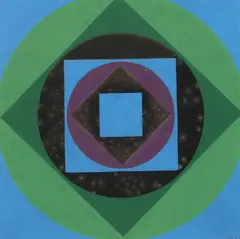 William White Leete, Abstract, Mixed media
