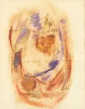 Begovich, ABSTRACT: TWO WORKS, each signed and dated '60, Gouache on paper