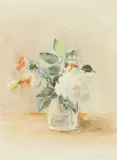 H. Thomas Clark, White Rose, Watercolor