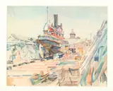 F. Richardson Murray, Newport, NEWPORT, watercolor