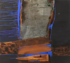 Benjamin Wigfall, DARK PASSAGE and BURNING WITH SILVER: TWO WORKS, DARK PASSAGE and BURNING WITH SILVER: TWO WORKS, oil on wood panel