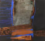 Benjamin Wigfall, DARK PASSAGE and BURNING WITH SILVER: TWO WORKS, DARK PASSAGE and BURNING WITH SILVER: TWO WORKS, oil on wood panel