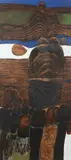 Benjamin Wigfall, Untitled: Two Works, UNTITLED: TWO WORKS, oil on wood panel