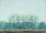 Vance Brand, Green Trees Spring, Oil on canvas
