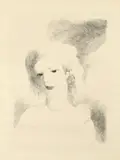 Marie Laurencin, Woman with Necklace, Etching