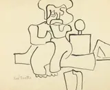 Karl Knaths, Abstract Figure