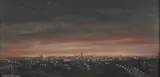 City at Night by José Luis Sanz-Magallón, Oil on canvas, offered Apr 2016