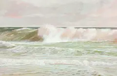 Ocean Breakers by Guy Steele Fairlamb, Oil on canvas, sold Apr 2016