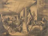 Andrea de Zerega, Drawing Class, Pencil