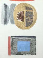 Shearly Grode, A.D. #2, Mixed media on board