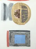 Shearly Grode, A.D. #2, Mixed media on board