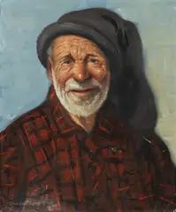 Portrait of a Man by Augusto Gomes Martins, Oil on board, sold Jun 2016