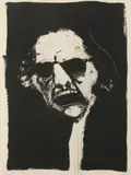Julie Schumer, Man with Sunglasses, Lithograph