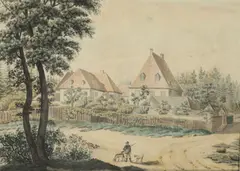 William Guy Wall, Returning from the Hunt, RETURNING FROM THE HUNT, watercolor