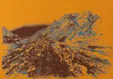 Claus Mroczynski, Abstract Landscape, Color lithograph