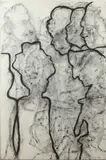 Joyce Pensato, Untitled, Charcoal on paper