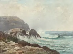 Canadian School, Grand Manan Island, Oil on canvas