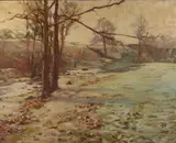 Charles Rosen, Frosty Morning in the Glen, Oil on canvas